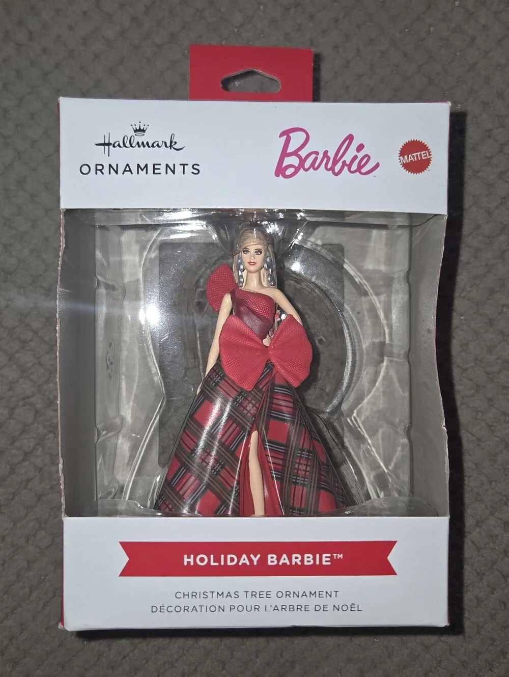New Hallmark HOLIDAY BARBIE (2024) Christmas Tree Ornament